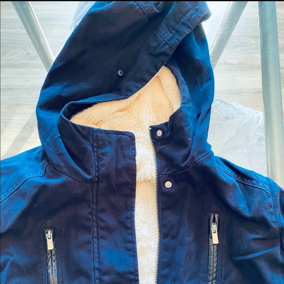 Navy Winter Jacket - Picture 3 of 11